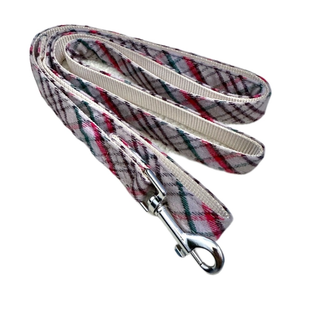 PupTeck Khaki Plaid Dog Leash